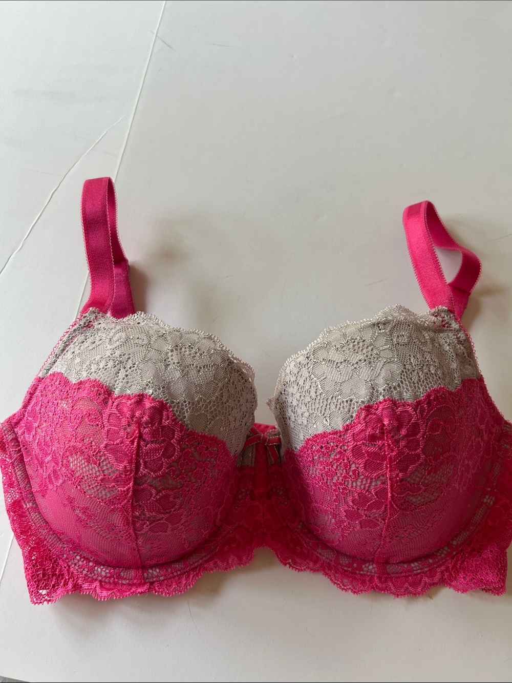 NWT Victorias Secret Dream Angels Demi  lightly lined Lace Underwire Bra 34 DD